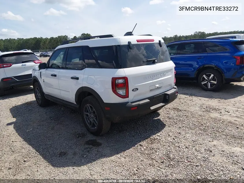2026 Ford Bronco Sport Big Bend VIN: 3FMCR9BN4TRE33272 Lot: 45338789