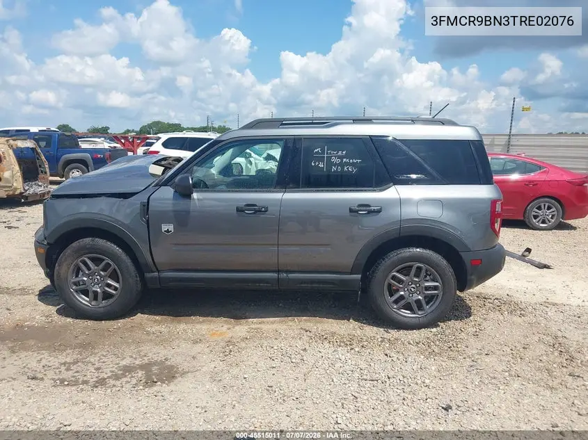 2026 Ford Bronco Sport Big Bend VIN: 3FMCR9BN3TRE02076 Lot: 45515011