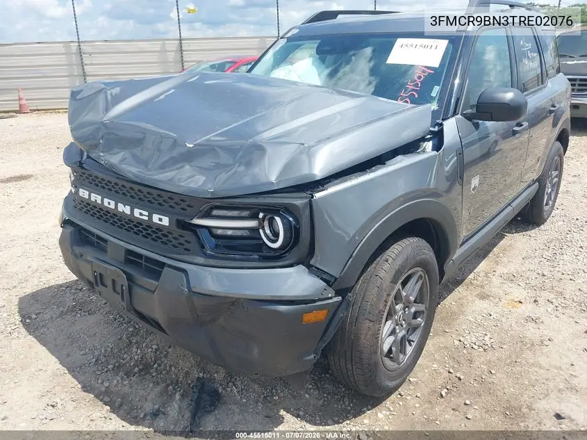2026 Ford Bronco Sport Big Bend VIN: 3FMCR9BN3TRE02076 Lot: 45515011