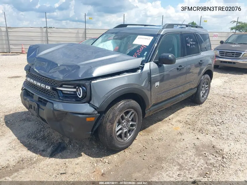 2026 Ford Bronco Sport Big Bend VIN: 3FMCR9BN3TRE02076 Lot: 45515011