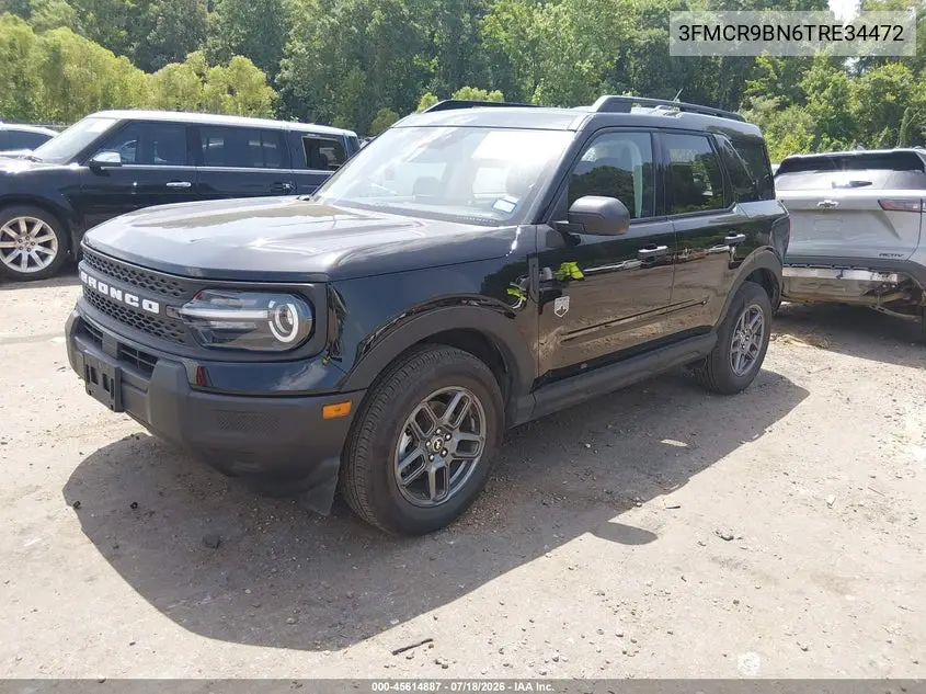 2026 Ford Bronco Sport Big Bend VIN: 3FMCR9BN6TRE34472 Lot: 45614887