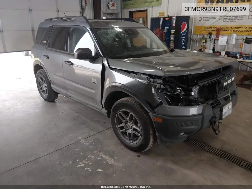 2026 Ford Bronco Sport Big Bend VIN: 3FMCR9BN9TRE07699 Lot: 45640356