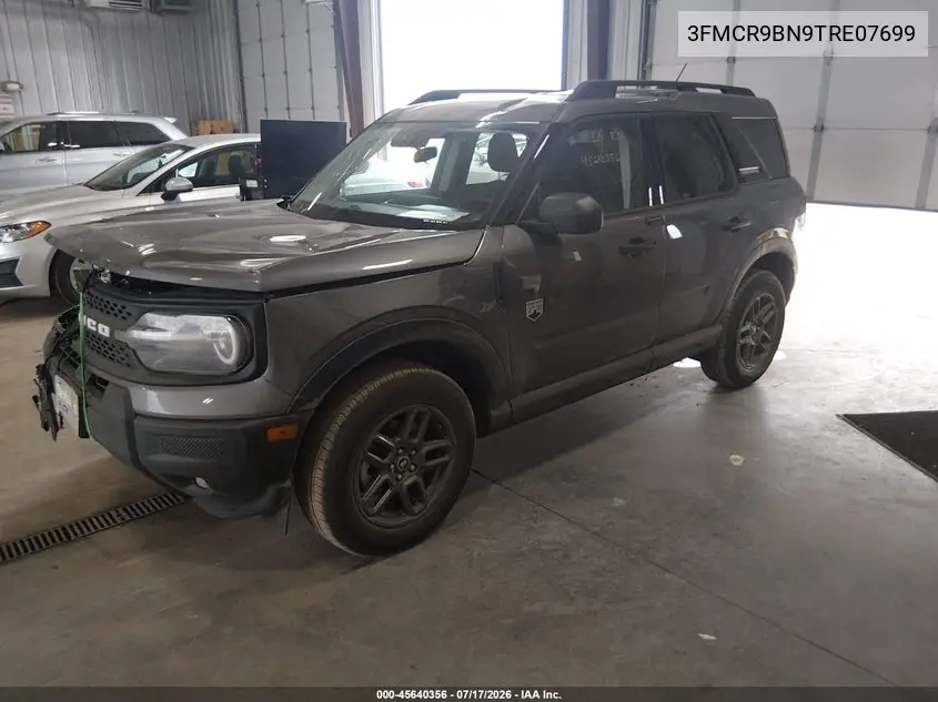 2026 Ford Bronco Sport Big Bend VIN: 3FMCR9BN9TRE07699 Lot: 45640356