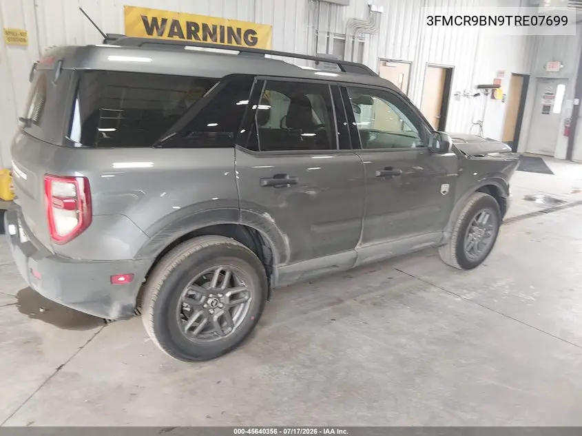 2026 Ford Bronco Sport Big Bend VIN: 3FMCR9BN9TRE07699 Lot: 45640356
