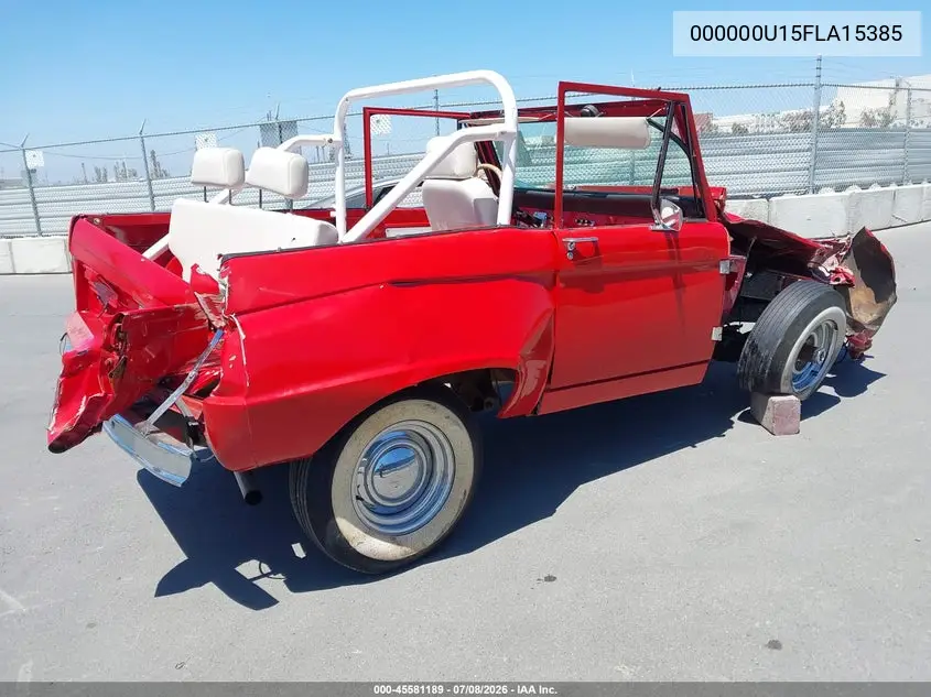 1967 Ford Bronco VIN: 000000U15FLA15385 Lot: 45581189