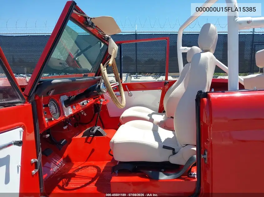1967 Ford Bronco VIN: 000000U15FLA15385 Lot: 45581189