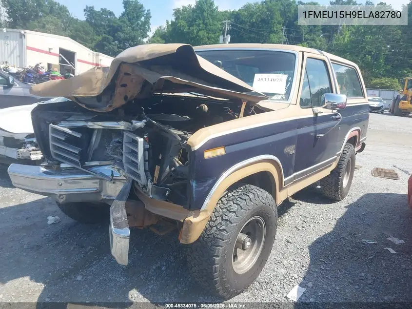1984 Ford Bronco U100 VIN: 1FMEU15H9ELA82780 Lot: 45334075