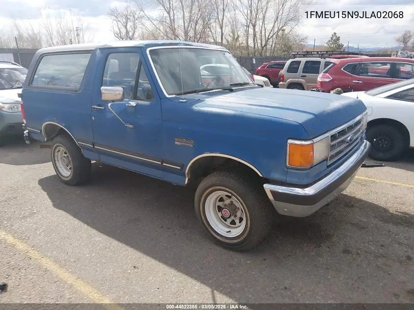 1988 Ford Bronco U100 VIN: 1FMEU15N9JLA02068 Lot: 44522385