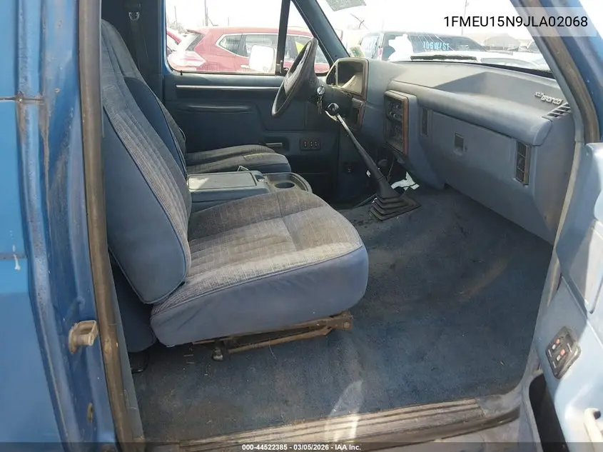1988 Ford Bronco U100 VIN: 1FMEU15N9JLA02068 Lot: 44522385