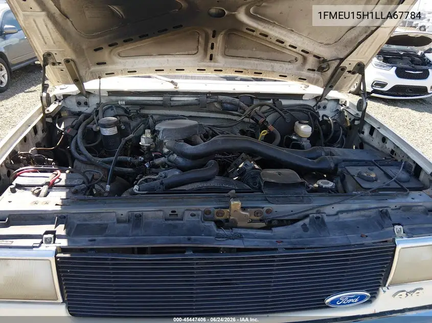 1990 Ford Bronco U100 VIN: 1FMEU15H1LLA67784 Lot: 45447406