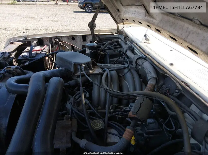 1990 Ford Bronco U100 VIN: 1FMEU15H1LLA67784 Lot: 45447406