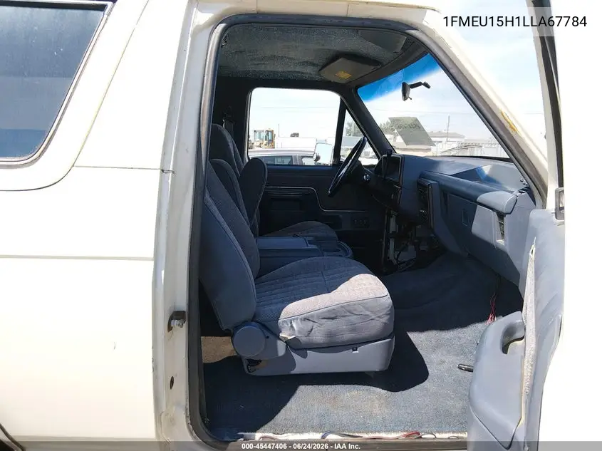 1990 Ford Bronco U100 VIN: 1FMEU15H1LLA67784 Lot: 45447406