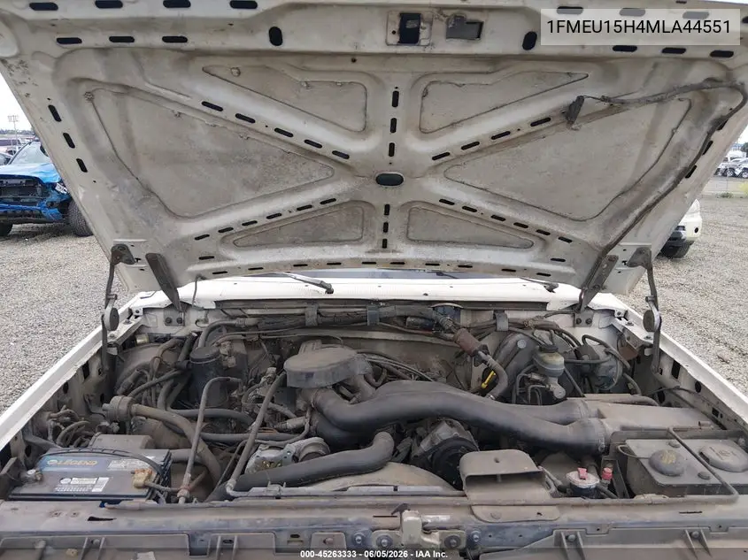 1991 Ford Bronco U100 VIN: 1FMEU15H4MLA44551 Lot: 45263333