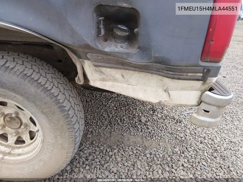 1991 Ford Bronco U100 VIN: 1FMEU15H4MLA44551 Lot: 45263333
