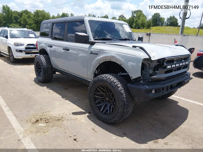 2021 Ford Bronco Big Bend VIN: 1FMDE5BH4MLB07149 Lot: 45297524