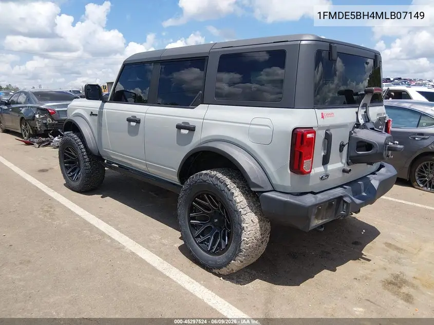 2021 Ford Bronco Big Bend VIN: 1FMDE5BH4MLB07149 Lot: 45297524