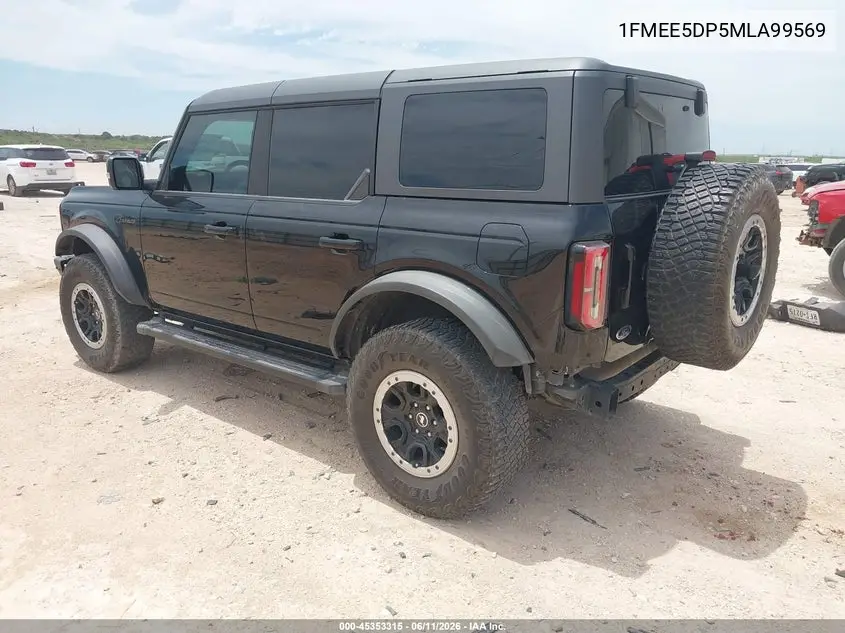 2021 Ford Bronco Outer Banks VIN: 1FMEE5DP5MLA99569 Lot: 45353315