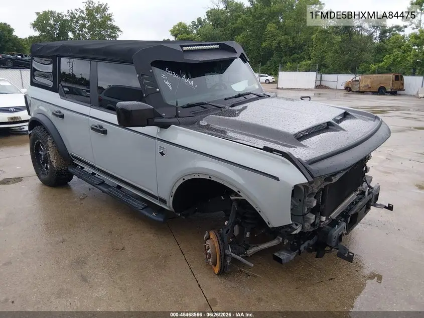 2021 Ford Bronco Big Bend VIN: 1FMDE5BHXMLA84475 Lot: 45468566