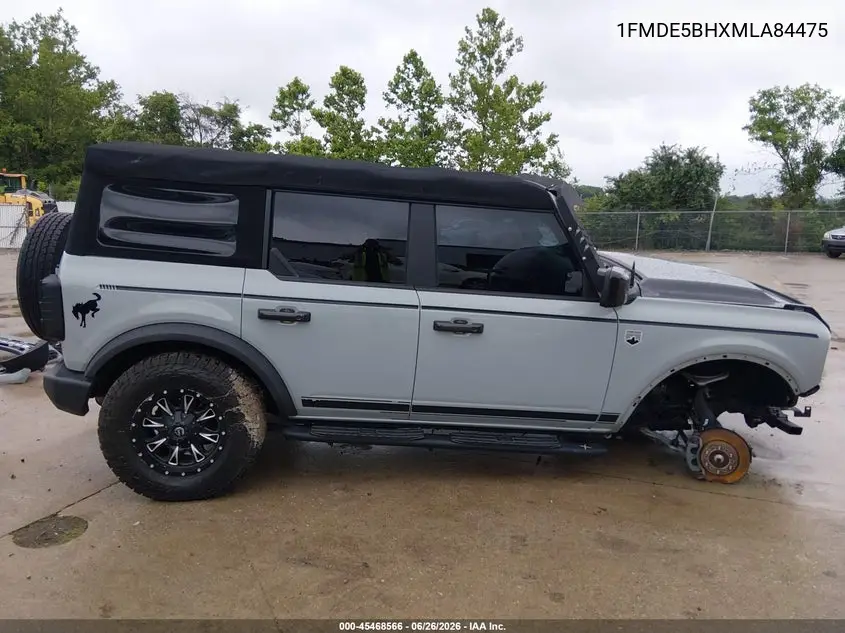 2021 Ford Bronco Big Bend VIN: 1FMDE5BHXMLA84475 Lot: 45468566