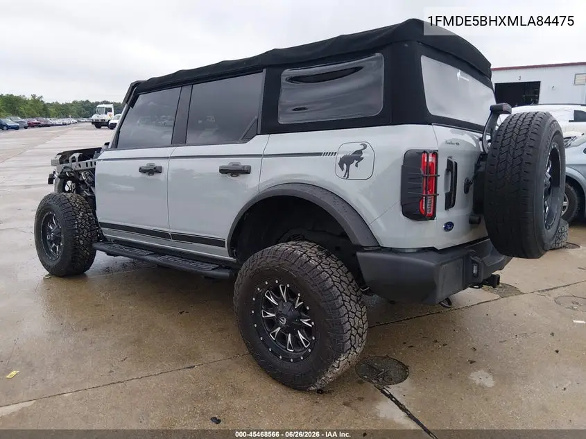 2021 Ford Bronco Big Bend VIN: 1FMDE5BHXMLA84475 Lot: 45468566