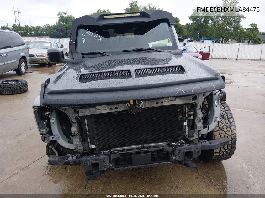 2021 Ford Bronco Big Bend VIN: 1FMDE5BHXMLA84475 Lot: 45468566