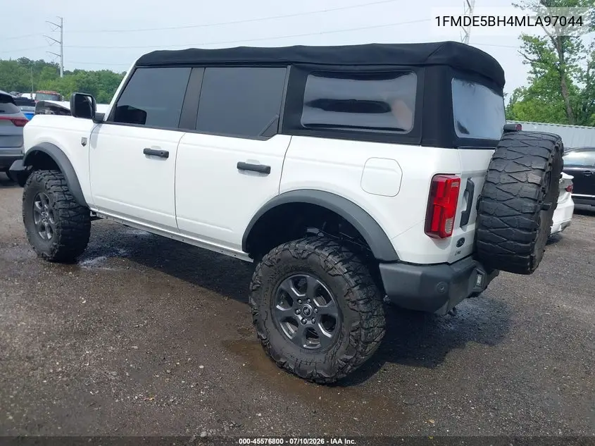 2021 Ford Bronco Big Bend VIN: 1FMDE5BH4MLA97044 Lot: 45576800