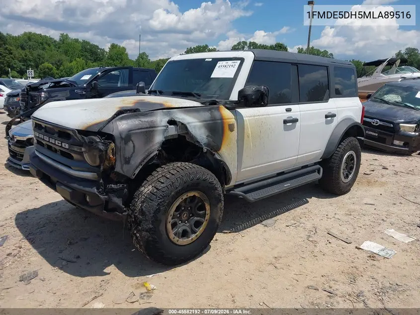 2021 Ford Bronco Big Bend VIN: 1FMDE5DH5MLA89516 Lot: 45582192
