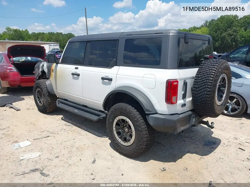 2021 Ford Bronco Big Bend VIN: 1FMDE5DH5MLA89516 Lot: 45582192