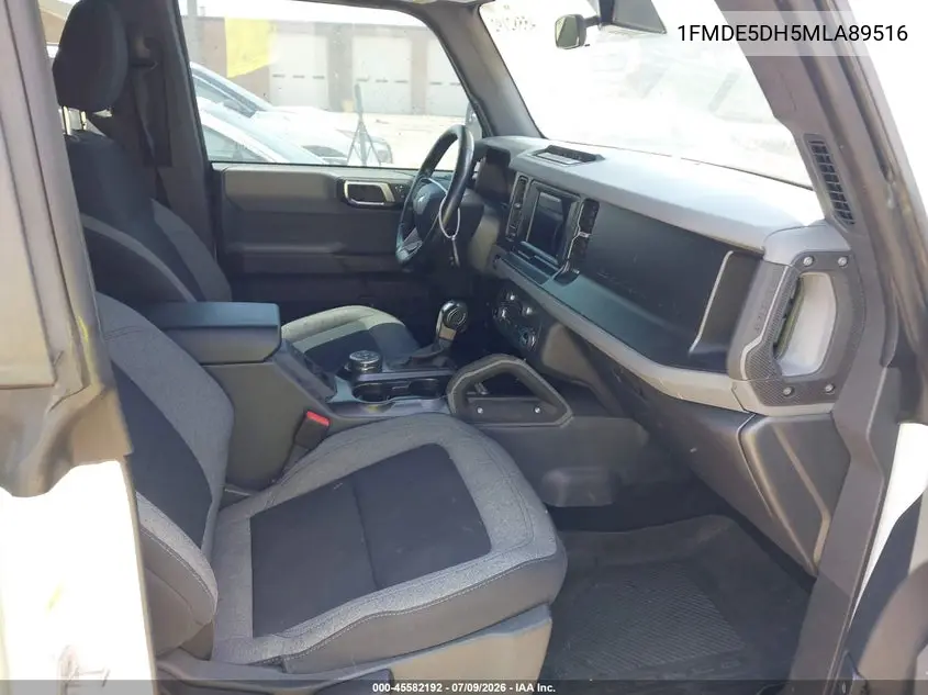 2021 Ford Bronco Big Bend VIN: 1FMDE5DH5MLA89516 Lot: 45582192
