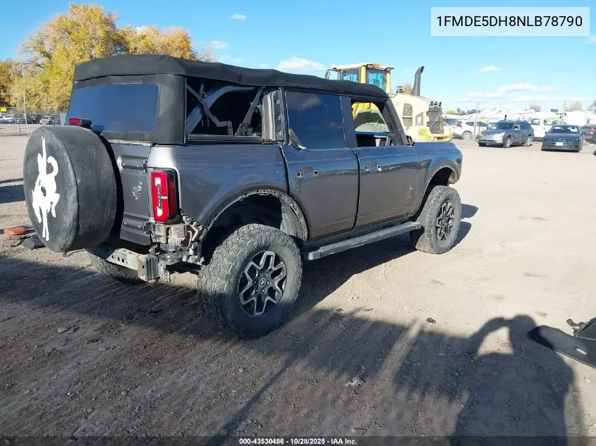 1FMDE5DH8NLB78790 2022 Ford Bronco Outer Banks