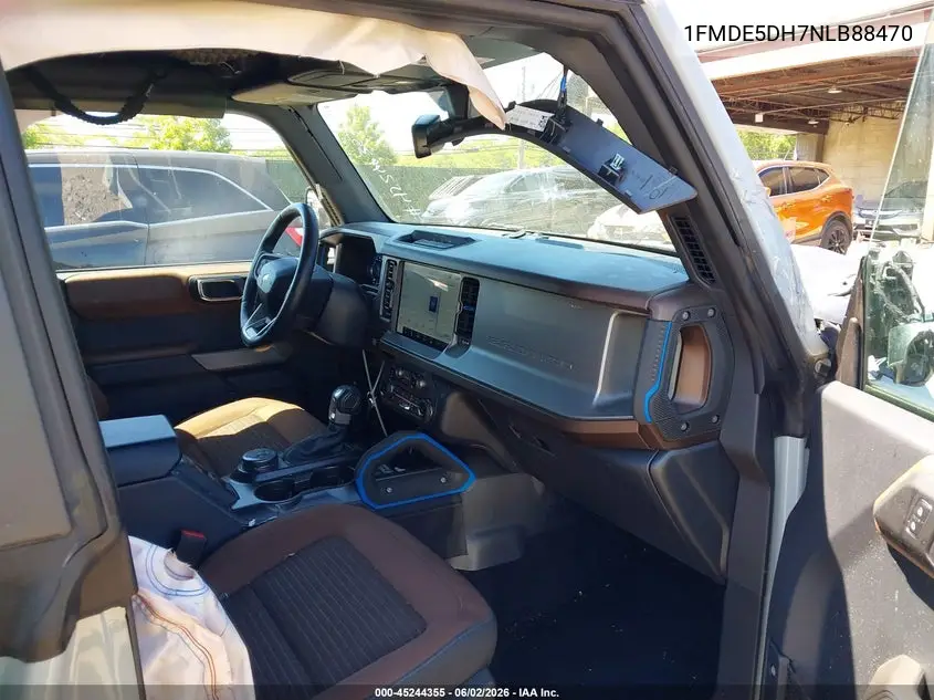 2022 Ford Bronco Outer Banks VIN: 1FMDE5DH7NLB88470 Lot: 45244355
