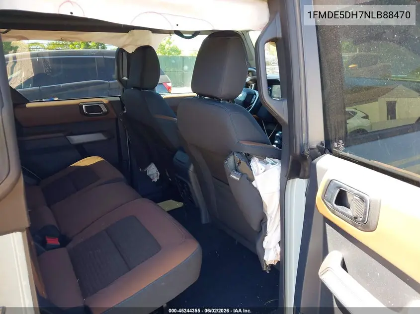 2022 Ford Bronco Outer Banks VIN: 1FMDE5DH7NLB88470 Lot: 45244355