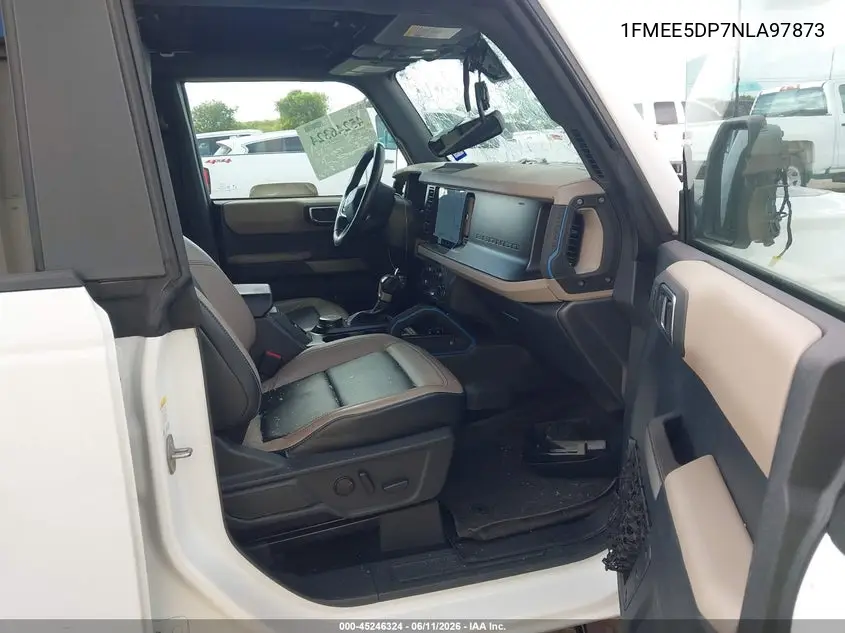 2022 Ford Bronco Wildtrak VIN: 1FMEE5DP7NLA97873 Lot: 45246324