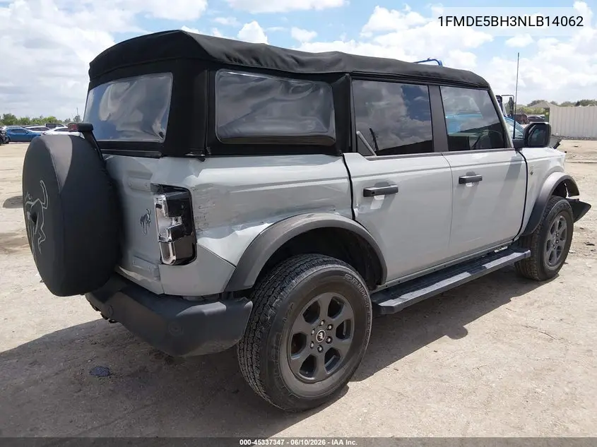 2022 Ford Bronco Big Bend VIN: 1FMDE5BH3NLB14062 Lot: 45337347