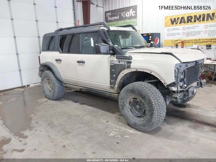 2022 Ford Bronco Everglades VIN: 1FMEE5DH6NLB58526 Lot: 45345173