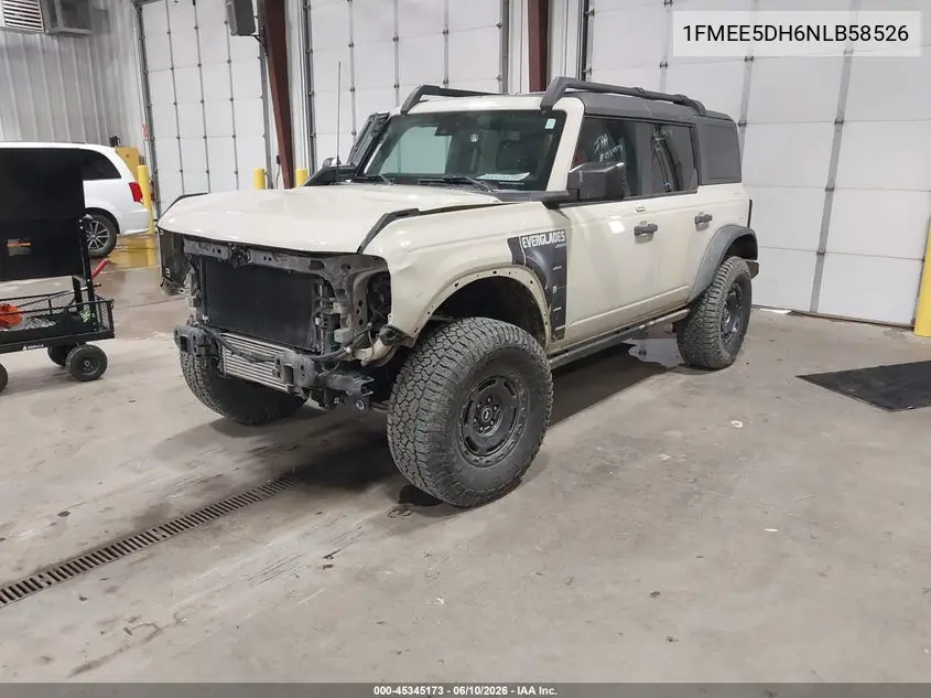 2022 Ford Bronco Everglades VIN: 1FMEE5DH6NLB58526 Lot: 45345173
