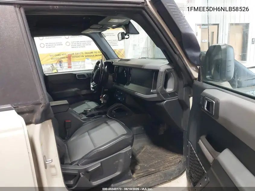 2022 Ford Bronco Everglades VIN: 1FMEE5DH6NLB58526 Lot: 45345173