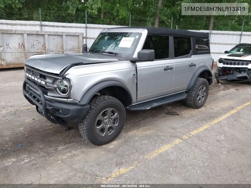 2022 Ford Bronco Big Bend VIN: 1FMDE5BH7NLB13819 Lot: 45392243