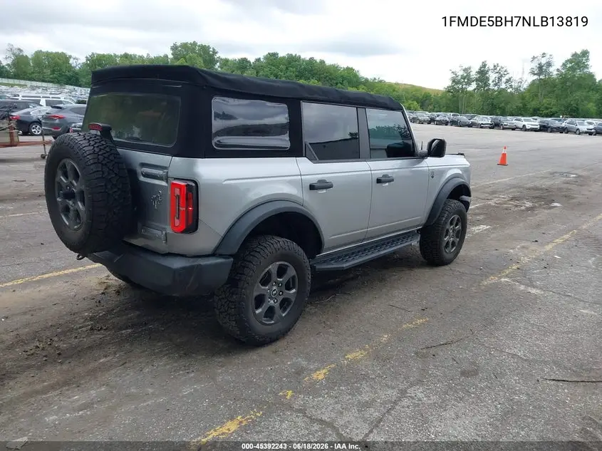 2022 Ford Bronco Big Bend VIN: 1FMDE5BH7NLB13819 Lot: 45392243