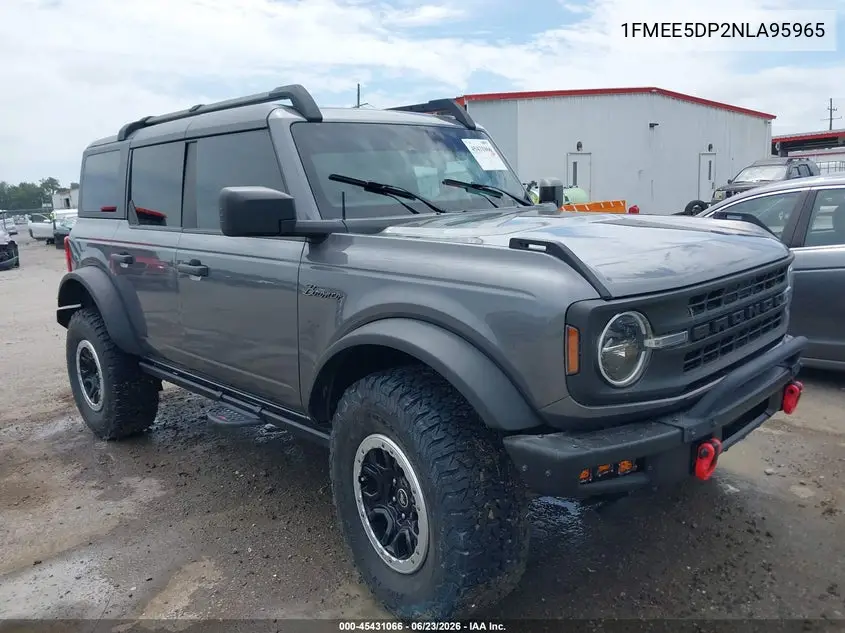 2022 Ford Bronco Black Diamond VIN: 1FMEE5DP2NLA95965 Lot: 45431066