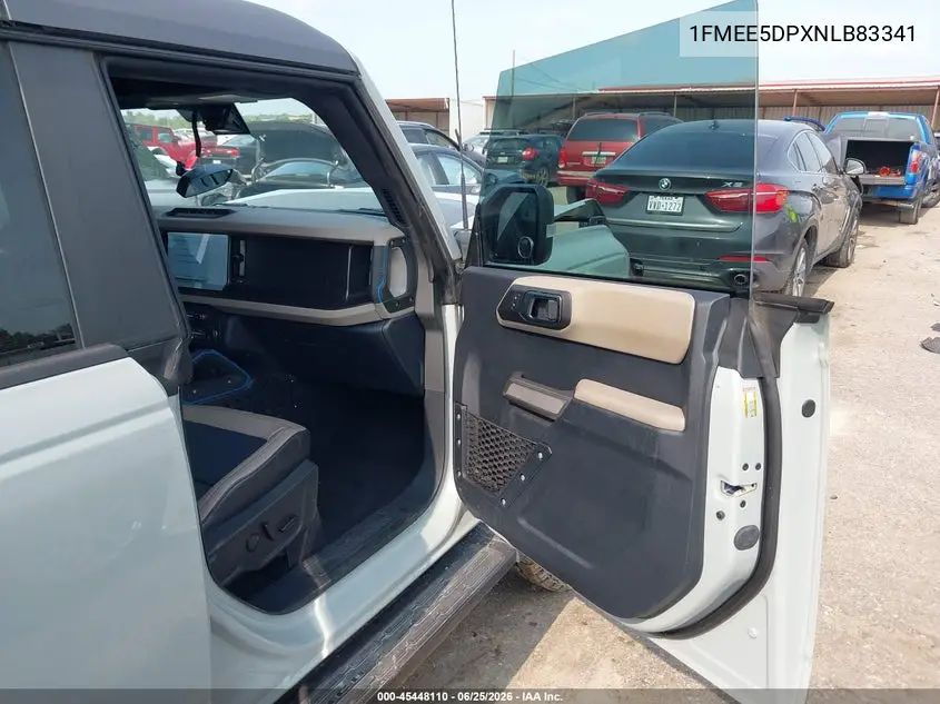 2022 Ford Bronco Badlands/Big Bend/Black Diamond/Outer Banks/Wildtrak VIN: 1FMEE5DPXNLB83341 Lot: 45448110