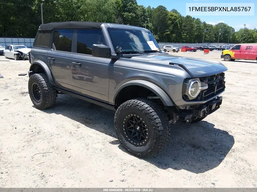 2022 Ford Bronco VIN: 1FMEE5BPXNLA85767 Lot: 45462656