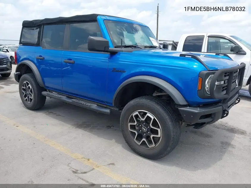 2022 Ford Bronco VIN: 1FMDE5BH6NLB78032 Lot: 45473763