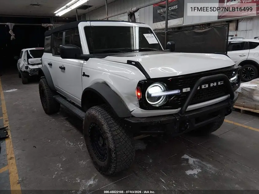 2022 Ford Bronco Wildtrak VIN: 1FMEE5DP7NLB16499 Lot: 45522185