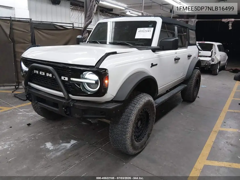 2022 Ford Bronco Wildtrak VIN: 1FMEE5DP7NLB16499 Lot: 45522185