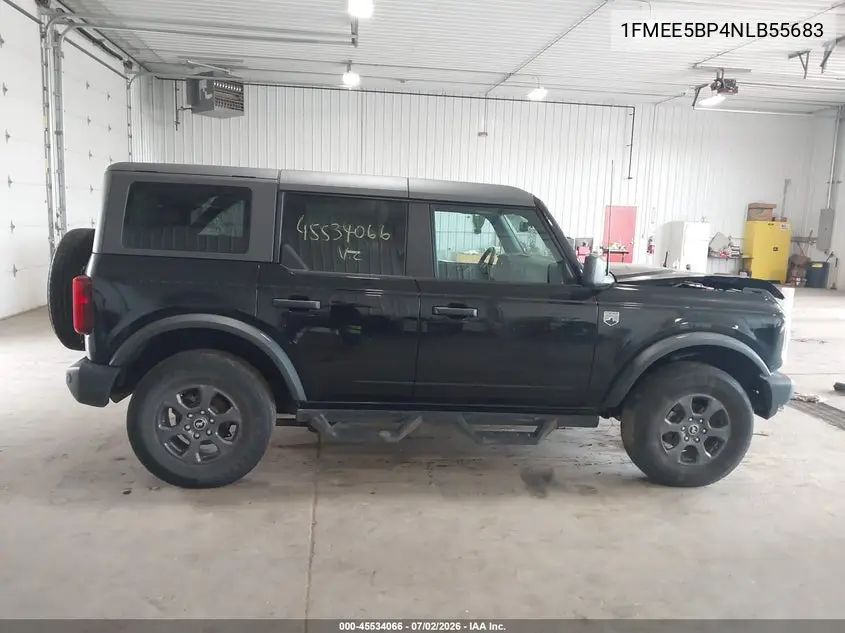 2022 Ford Bronco Big Bend VIN: 1FMEE5BP4NLB55683 Lot: 45534066