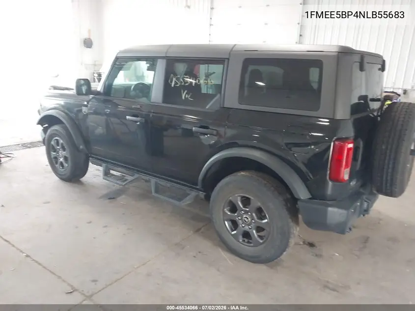 2022 Ford Bronco Big Bend VIN: 1FMEE5BP4NLB55683 Lot: 45534066