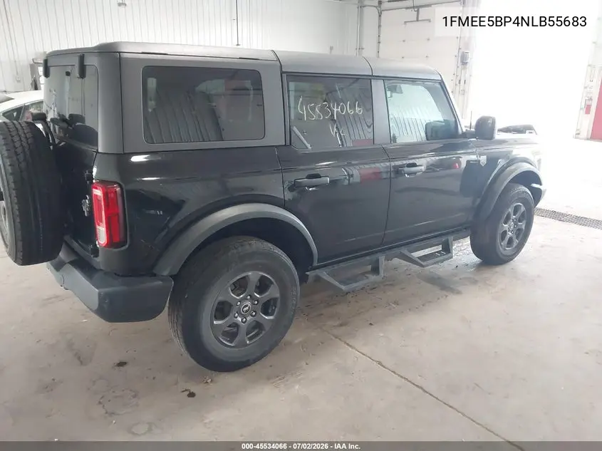 2022 Ford Bronco Big Bend VIN: 1FMEE5BP4NLB55683 Lot: 45534066
