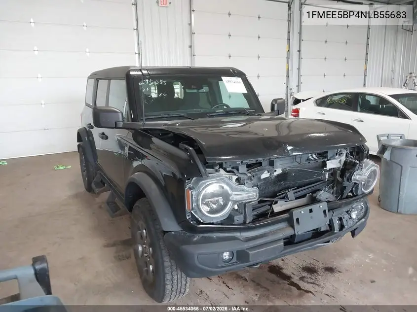 2022 Ford Bronco Big Bend VIN: 1FMEE5BP4NLB55683 Lot: 45534066