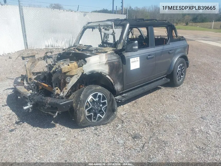 2023 Ford Bronco Outer Banks VIN: 1FMEE5DPXPLB39665 Lot: 44606136